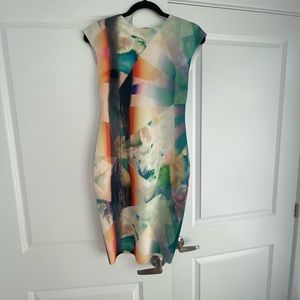 Multi Colored Mini Dress